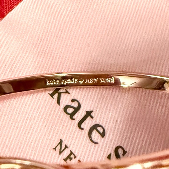 Kate Spade Rose Gold O0ru1020 Women's "Love Notes" Bangle Bracelet - Picture 6 of 7